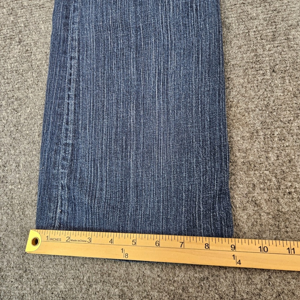 BKE Sabrina Bootcut Jeans Blue Distressed Low Rise 28x33.5 BKL8291L - Picture 10 of 12